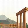 Icon representing ancient ruins